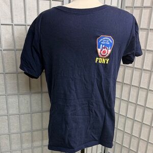 Men's Short-Sleeve FDNY Patch T-Shirt in Navy